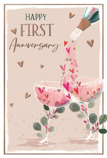 Picture of OUR 1ST ANNIVERSARY CARD